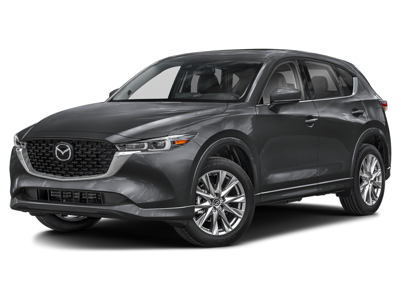 2025 Mazda Mazda CX-5 2.5 S Premium Plus Package in Machine Gray Metallic — front three-quarter view