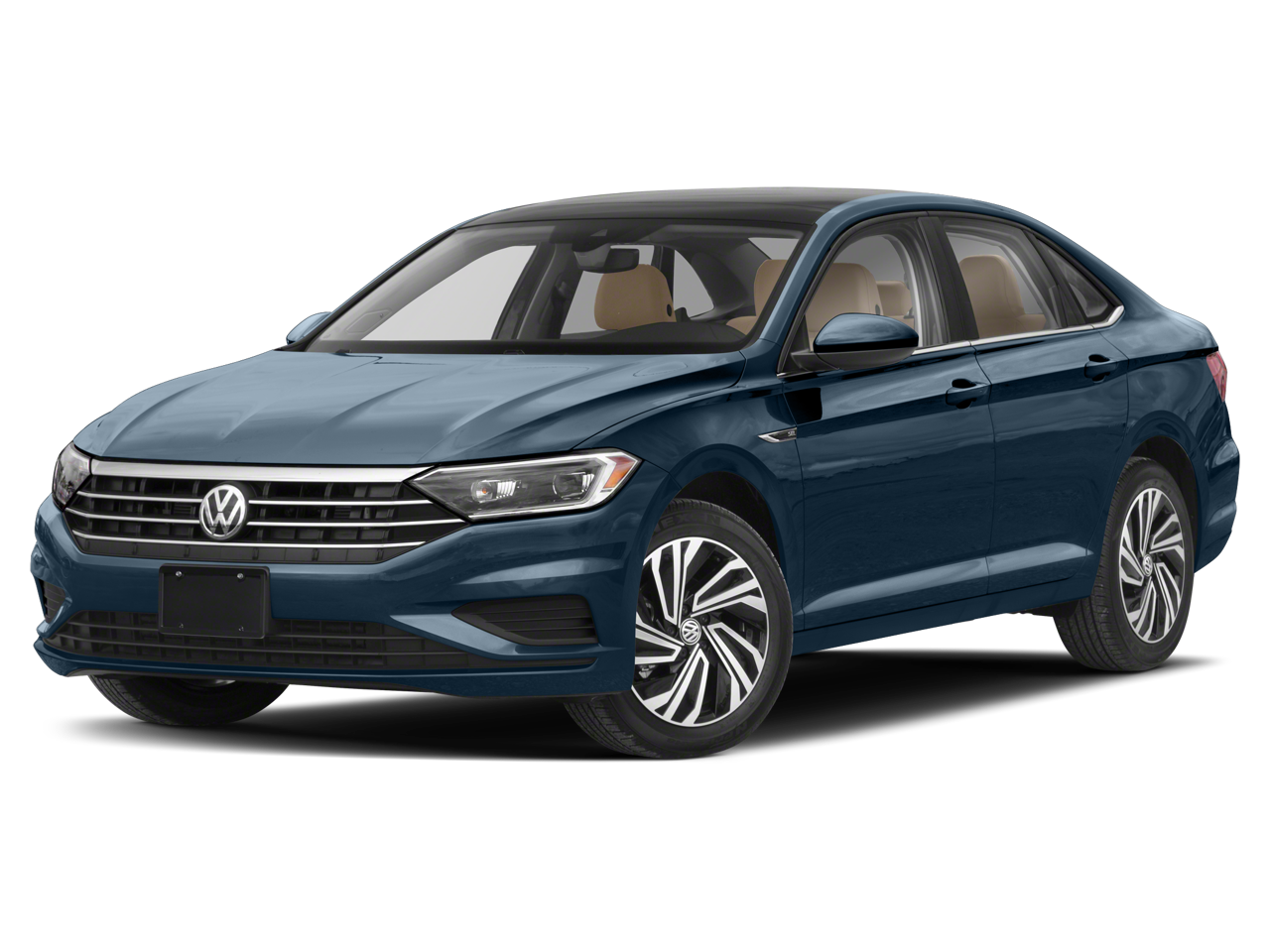 2021 Volkswagen Jetta 1.4T SE in White — front three-quarter view