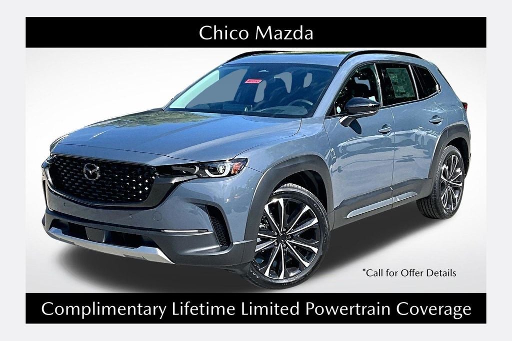 2026 Mazda Mazda CX-50 2.5 Turbo Premium Plus AWD in Polymetal Gray Metallic — front three-quarter view