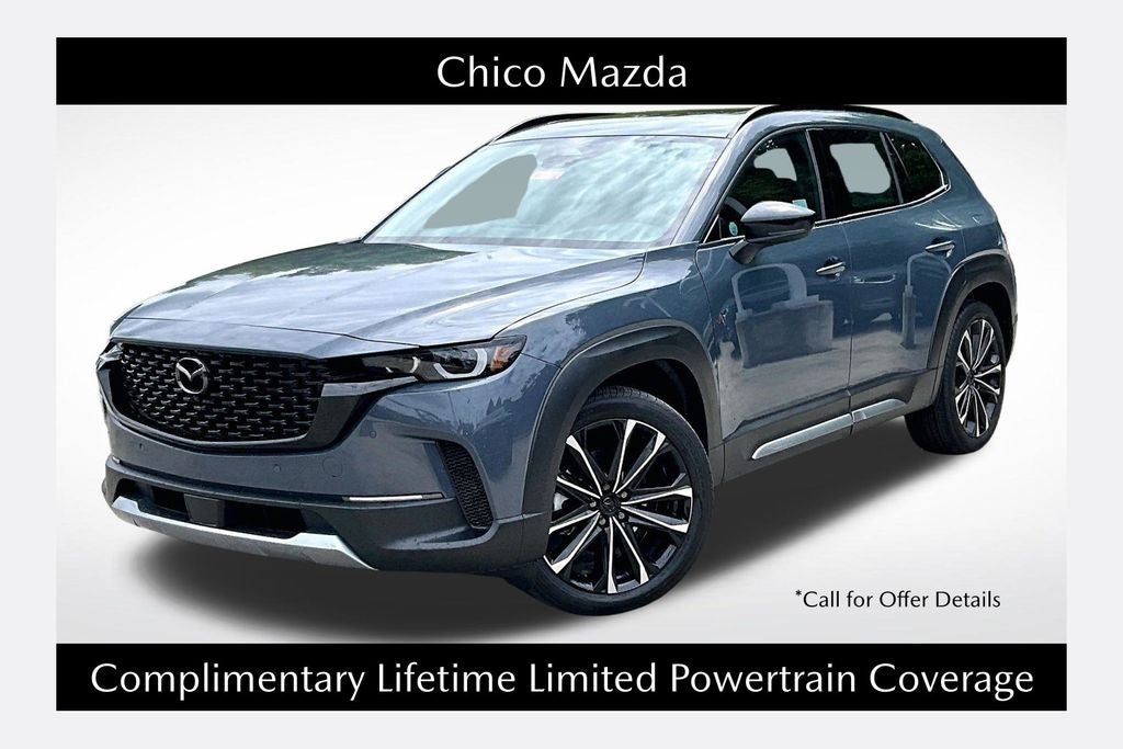 2026 Mazda Mazda CX-50 2.5 Turbo Premium Plus AWD in Polymetal Gray Metallic — front three-quarter view