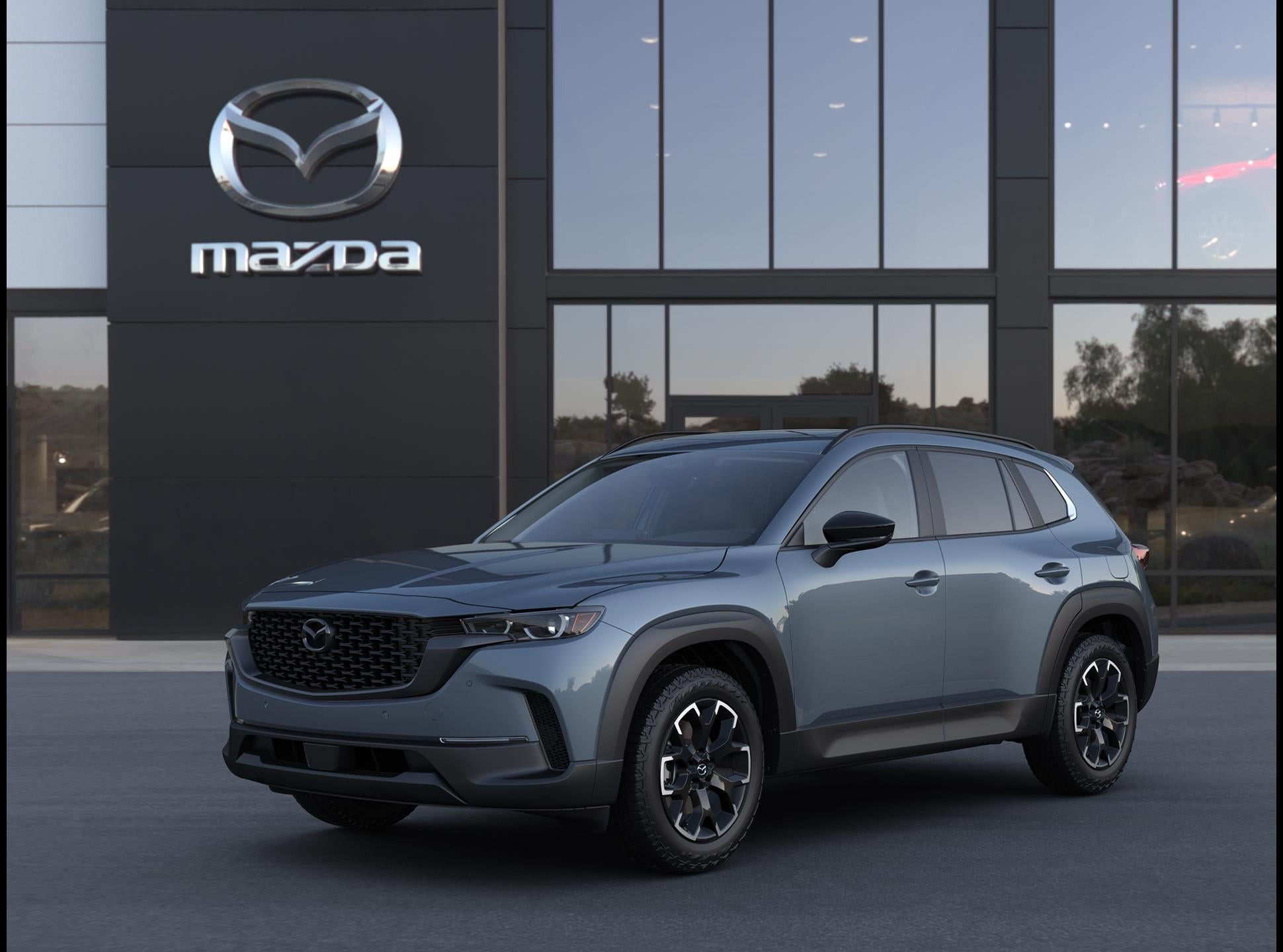 2026 Mazda Mazda CX-50 2.5 S Meridian Edition AWD in Polymetal Gray Metallic — front three-quarter view