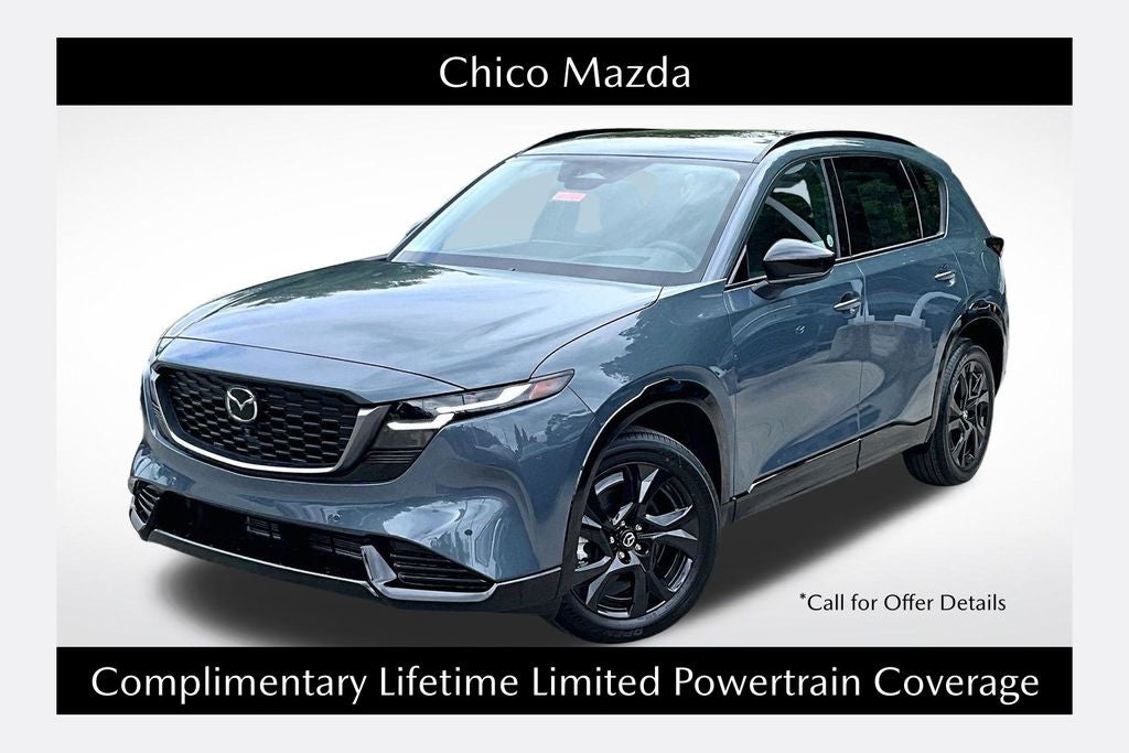 2026 Mazda Mazda CX-5 2.5 S Premium Plus AWD in Polymetal Gray Metallic — front three-quarter view
