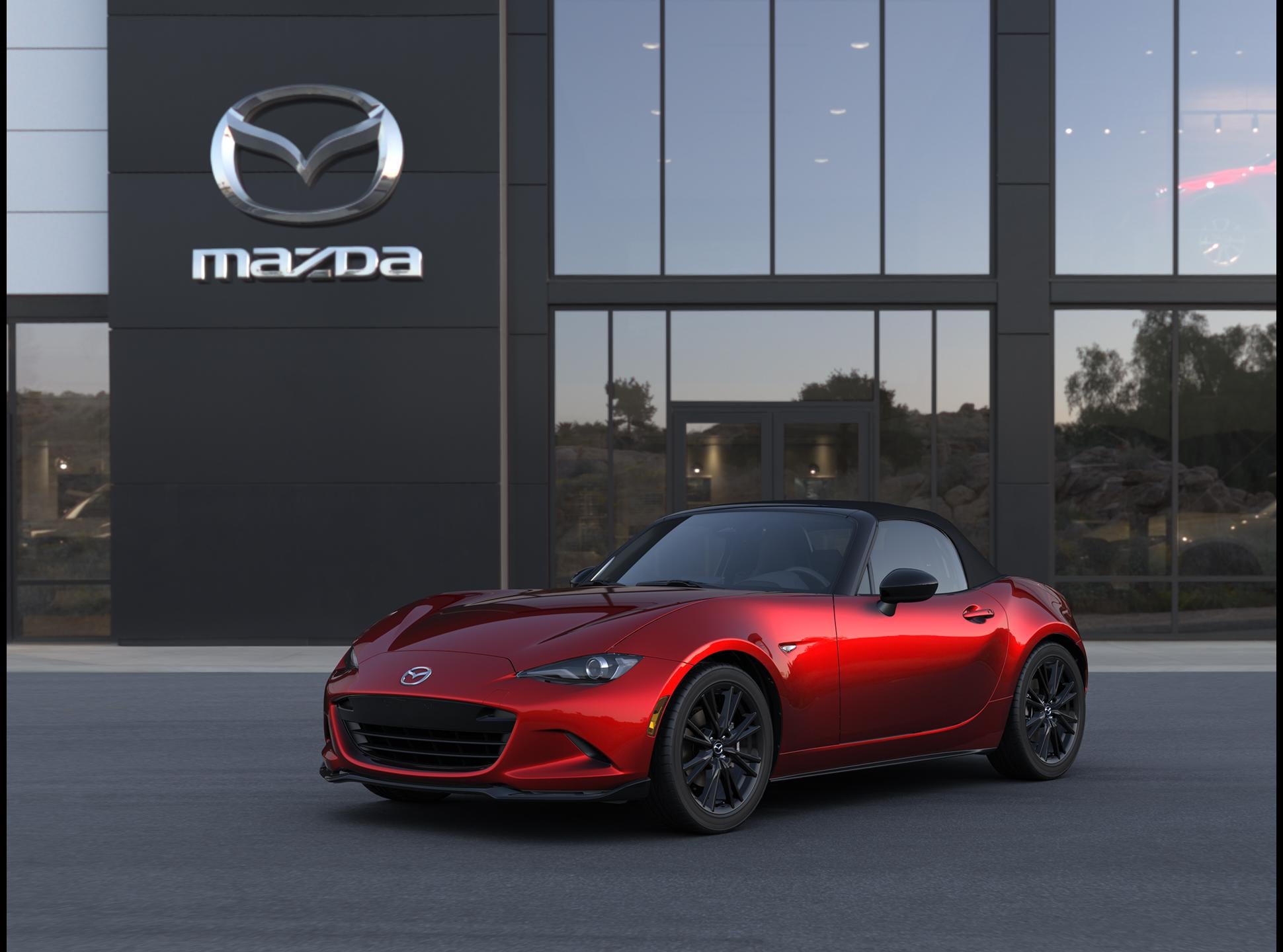 2026 Mazda Mazda MX-5 Miata Club in Soul Red Crystal Metallic — front three-quarter view
