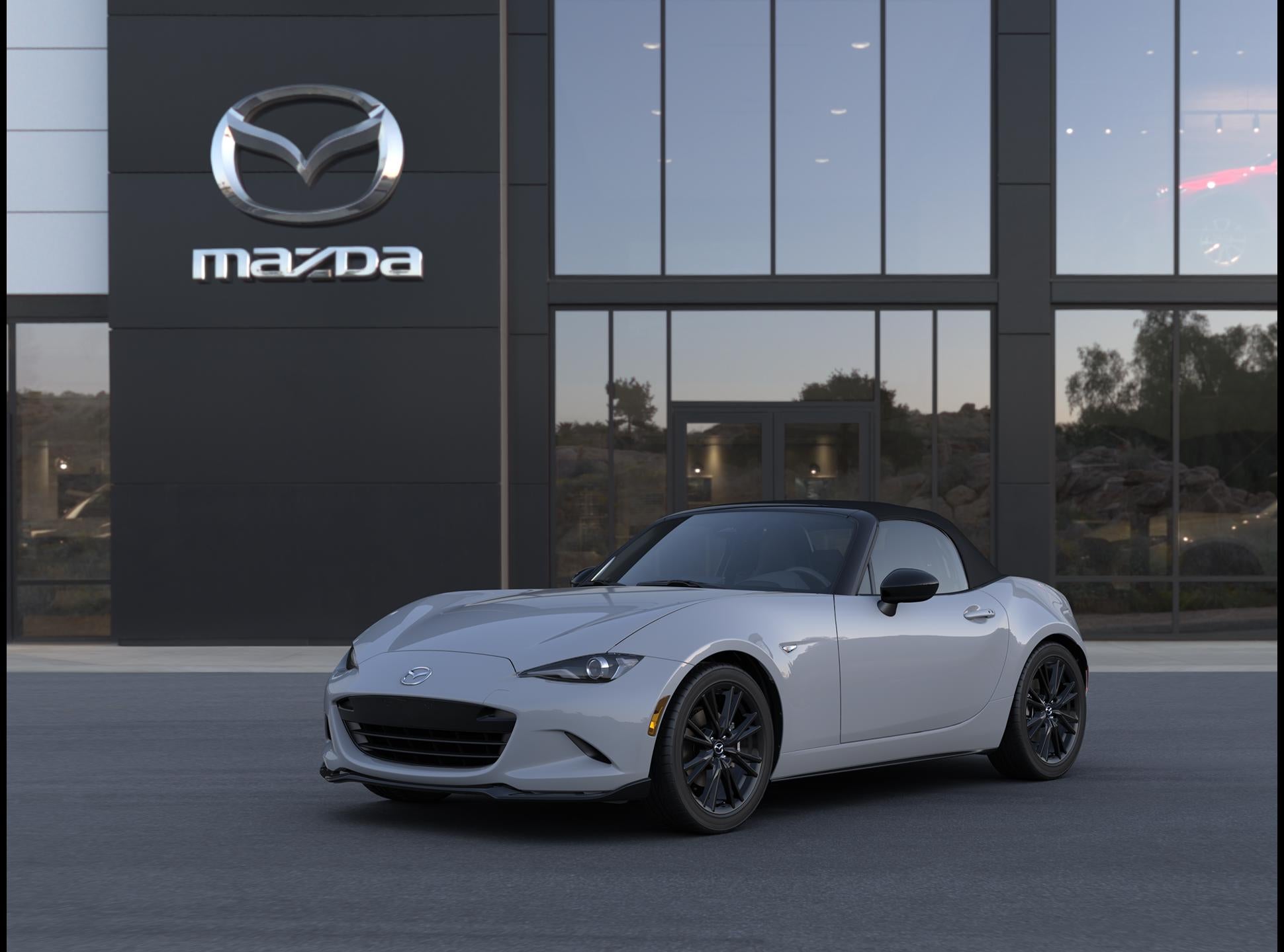 2026 Mazda Mazda MX-5 Miata Club in Aero Gray Metallic — front three-quarter view