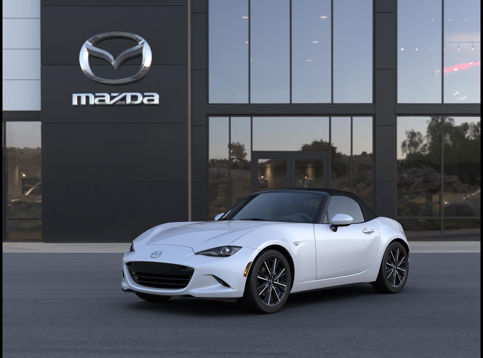 2026 Mazda Mazda MX-5 Miata Grand Touring in Snowflake White Pearl — front three-quarter view